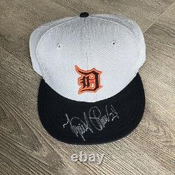2013 MVP Miguel Cabrera Signed Detroit Tigers Game Used Worn Hat Cap Autograph