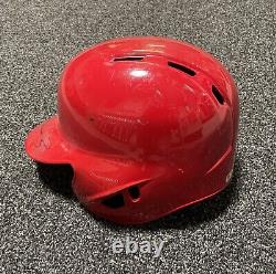 2015 Eugenio Suarez Game Used Helmet Cincinnati Reds Signed Mariners Dbacks