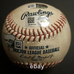 2016 Corey Seager Signed Auto Game Used Baseball Rookie Debut World Series MVP