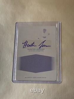 2016 Leaf Perfect Game Hunter Greene Auto #1/1 Printing Plate Rc Autograph Reds