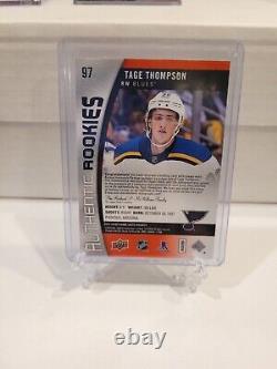 2017-18 #97 Tage Thompson SP Game Used Authentic Rookies Jersey Relic Auto RPA