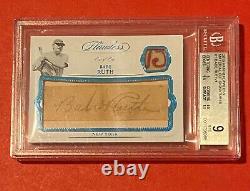 2019 Flawless #1/1 Babe Ruth Cut Autograph Game-Used Relic BGS 9/Auto 10 Yankees