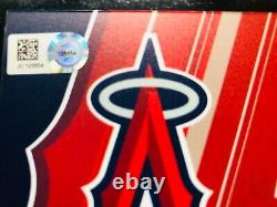 2019 Mike Trout AL MVP Game Used Locker Tag MLB Holo Inscribed Signed