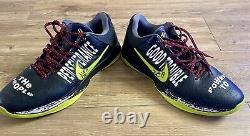 2020 Daquan Jeffries Signed Game Used Shoes Kings Black Lives Matter/nike Mamba