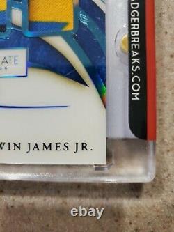 2020 Immaculate Derwin James Jr. 1/1 Game Used Chargers Autograph Triple Patch