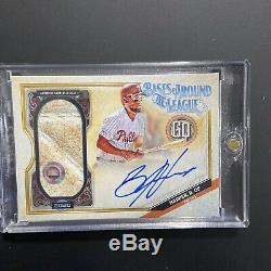 2020 Topps Gypsy Queen Bryce Harper On Card Auto Game Used Base SSP #10/20