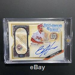 2020 Topps Gypsy Queen Bryce Harper On Card Auto Game Used Base SSP #10/20