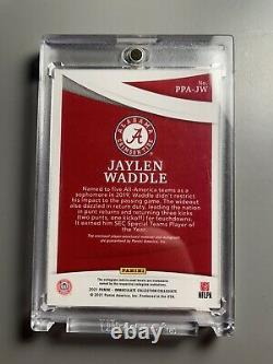 2021 Immaculate Jaylen Waddle RPA /10 Alabama Dolphins Sick Game Used Patch
