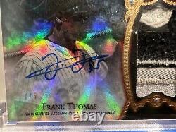 2022 Topps Dynasty Frank Thomas White Sox HOF Game-Used Patch Auto 1/5 On Card