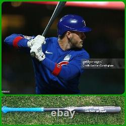 2023 Patrick Wisdom Game Used Signed Chicago Cubs Bat Photomatched HR Record