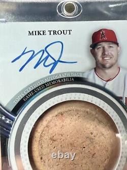 2023 Topps Sterling Mike Trout Autographed Game-Used Bat Knob 1/1