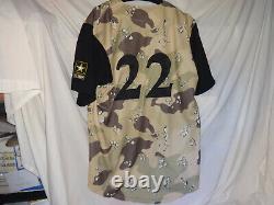 #22 Everett Aquasox Military Camo Game Used Worn Signed Mariners Jersey 48