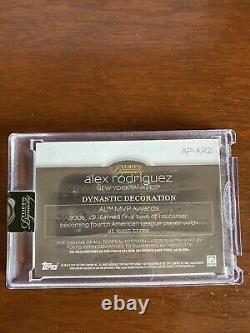 /5 2018 Topps Dynasty Alex Rodriguez Sealed All Star Game Patch Auto Yankees GU