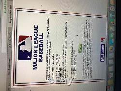 5/8/2016 Cubs Game Used Baseball Signed By Javier Baez 1st Walk Off Hr Mlb Holo
