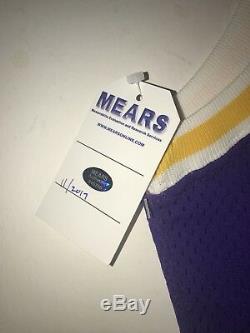 96-97 Kobe Bryant Game Used LA Lakers Rookie Jersey Signed Mears/Miedema/JSA LOA