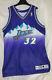 96-97 Utah Jazz Karl Malone Game Used Worn Issued Nba Basketball Jersey Signed