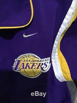 97-98 Autographed Warm Up Jacket NBA LA Lakers Say Game Used Kobe Bryant