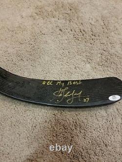 ALEXEI KOVALEV 99'00 Signed Pittsburgh Penguins NHL Game Used Hockey Stick COA
