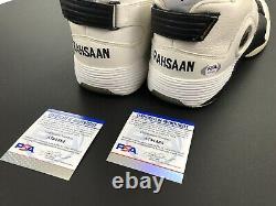 ALLEN IVERSON Game Used Worn Signed 2001-02 Reebok Answer 5 Rashaan Shoes PSA