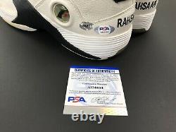 ALLEN IVERSON Game Used Worn Signed 2001-02 Reebok Answer 5 Rashaan Shoes PSA