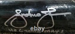 ANDRUW JONES 2003 Autographed Game Used HOME RUN Braves MLB Bat PSA Perfect GU10
