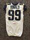 Aaron Donald Rookie Year Game Used Worn Rams Jersey, Photomatch And Autographed