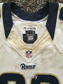 Aaron Donald Rookie Year Game Used Worn Rams Jersey, Photomatch and Autographed