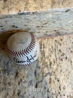 Aaron Judge New York Yankees game used signed baseball auto authentic