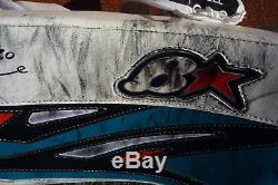 Aaron dell rookie 2016-17 game-used signed glove and blocker san jose sharks