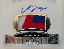 Adam Fox 2019-20 UD The CUP ROOKIE Auto (3 Color) Patch #086/249