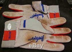 Adrian Beltre Game Used Nike Signed Autographed Batting Gloves With LOA JSA COA