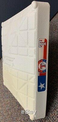 Adrian Beltre Signed Bag / Base Authentic, Game Used Texas Rangers