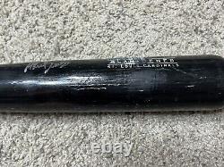 Alan Benes St Louis Cardinals Game Used Signed Nike Wood Bat Pitcher 90s RARE