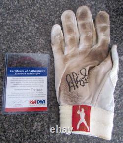 Albert Pujols Game-Used Batting Glove Auto PSA DNA Player Worn Signed