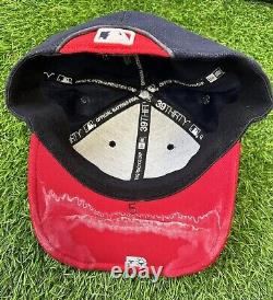 Albert Pujols Los Angeles Angels Game Used Worn Hat 2012 MLB Auth Signed Auto
