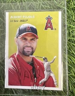 Albert Pujols Los Angeles Angels Game Used Worn Hat 2012 MLB Auth Signed Auto