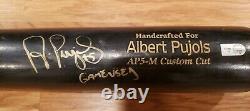 Albert Pujols Maple Marucci Game Used Signed Bat 2011 Cardinals MLB PSA DNA GU10