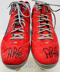 Albert Pujols Signed Game Used Autographed Cleats MLB FJ870504 PSA DNA P81663