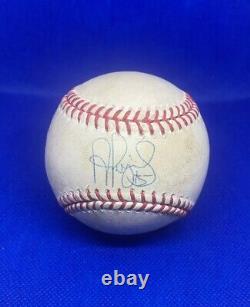 Albert Pujols Signed Game Used Ball Hit # 2,857