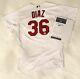 Aledmys Diaz Autographed/signed Game Used Mlb Jersey. St. Louis Cardinals Coa
