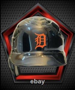 Alex Avila Game Used Helmet Autographed 2012 Postseason MLB Authenticated