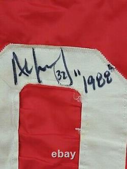 Alex Fernandez 1988 Monsignor Pace High School Auto Signed Game Used Jacket LOA