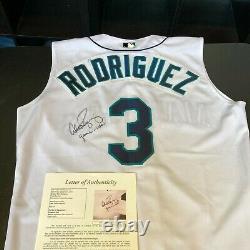 Alex Rodriguez Signed Game Used Rookie 1996 Seattle Mariners Jersey JSA COA