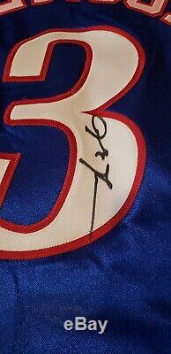 Allen iverson Philadelphia 76ers #3 2004/2005 Signed Game Worn Game Used Jersey