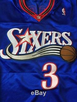 Allen iverson Philadelphia 76ers #3 2005/2006 Signed Game Worn Game Used Jersey