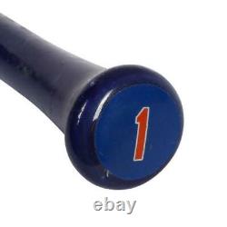 Amed Rosario Mets Signed GU Orange and Blue Marucci Bat & 2019 Game Used Insc
