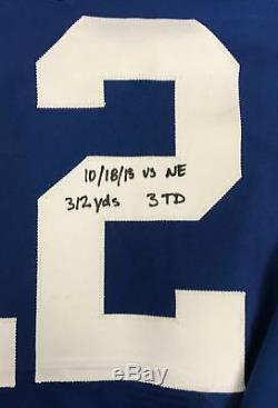 Andrew Luck 2015 Game Used Autographed Indianapolis Colts Jersey PANINI COA