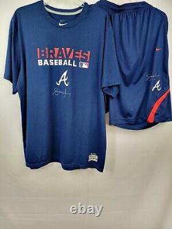 Andruw Jones Braves Signed Auto Game Used-worn Jersey Shirt & Shorts Player Loa