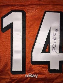 Andy Dalton Cincinnati Bengals Game Used Worn Rookie Jersey Photo Match Signed