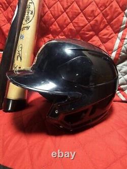 Angel Contreras Jr SIGNED AND INSCRIBED Game Used Guardians HELMET